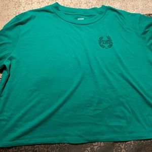 Everyday long sleeve PINK cropped tee